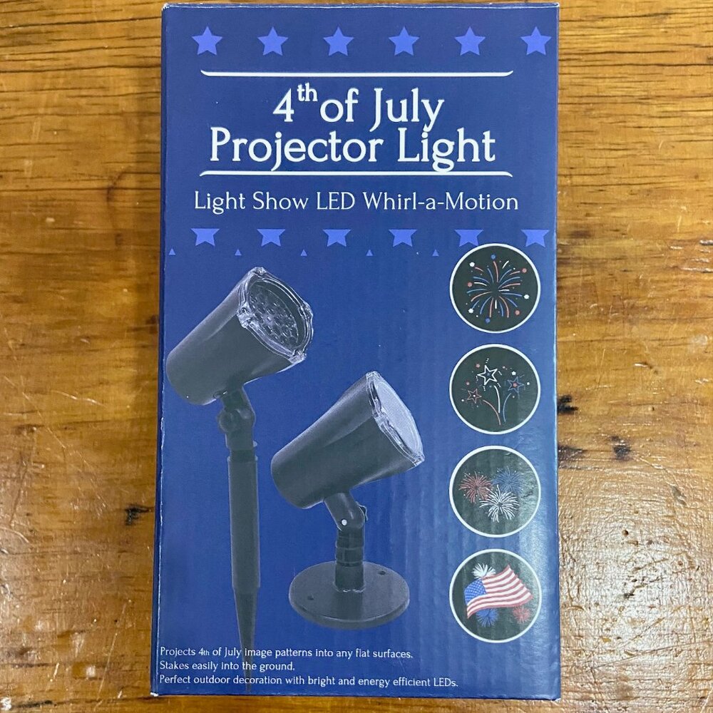 4TH OF JULY PROJECTOR LIGHT